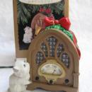 Hallmark 1993 Radio News Flash With Cat Magic Light & Sound Christmas Tree Ornament