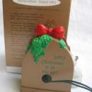 Hallmark 1993 Radio News Flash With Cat Magic Light & Sound Christmas Tree Ornament