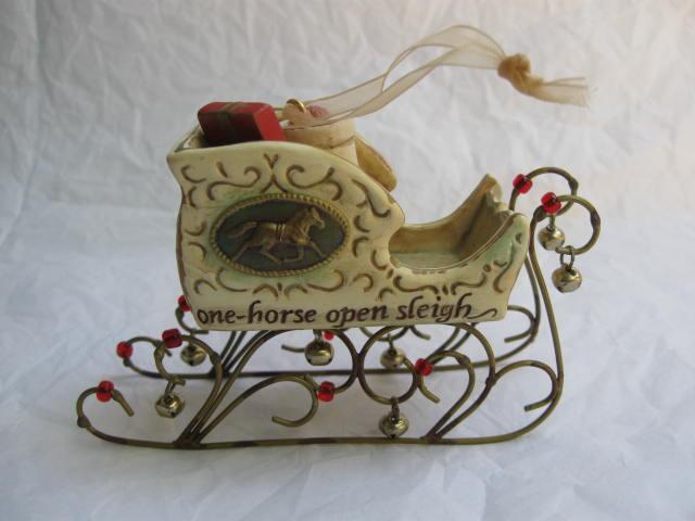 Hallmark 2006 Jingle Bells - Yuletide Harmony Collection - Sleigh Christmas Tree Ornament