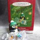 Hallmark 2001 Cool Decade Penguin 2nd In Series Christmas Tree Ornament