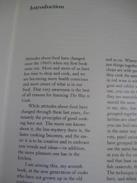 The Way To Cook Cookbook By Julia Child Copyright 1989