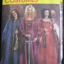 New McCall's 3663 Misses' Italian Renaissance Medieval Juliet Robe Gown Halloween Costume Sewing Pattern Size EE 14, 16, 18,20