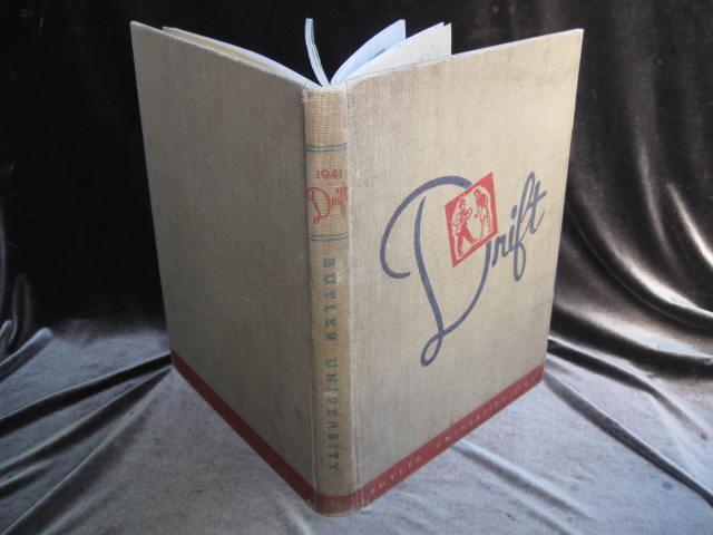 The 1941 Drift Butler University Indianapolis, IN Yearbook No Writing WWII