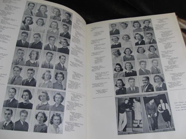 The 1941 Drift Butler University Indianapolis, IN Yearbook No Writing WWII