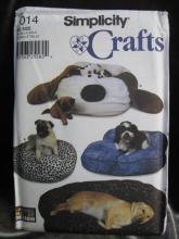 Simplicity 7014 Novelty Dog Cat Pet Furniture Sofa Beds Sewing Pattern