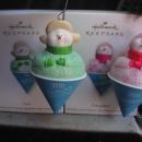 Hallmark 2012 Daughter & Son Shaved Ice Snowcone Christmas Tree Ornament