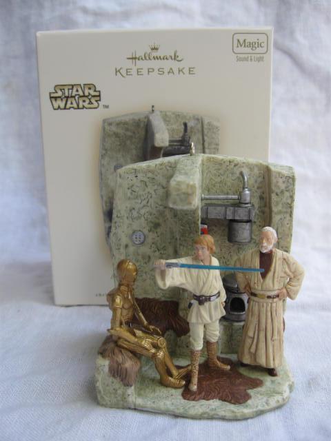 Hallmark 2007 A Jedi Legacy Revealed Star Wars A New Hope Magic Light & Sound Christmas Tree Ornament