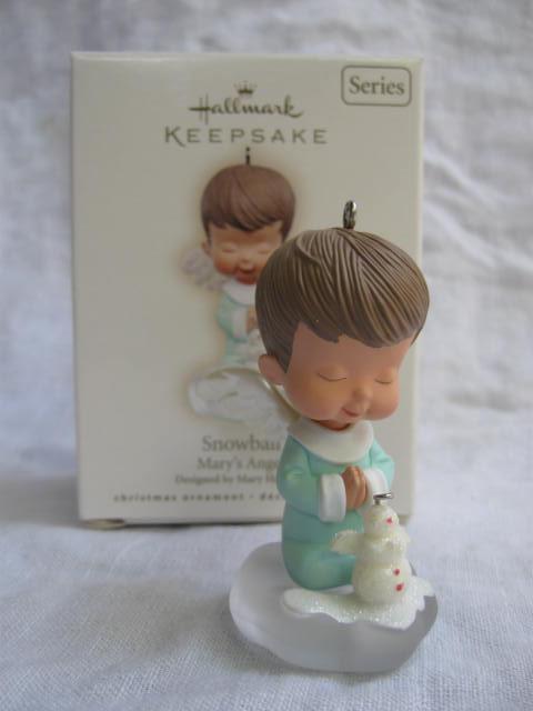 Hallmark 2007 Mary's Angels Snowball 20th In Series Christmas Tree Ornament