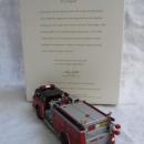 Hallmark 2007 1988 Ford C8000 5th In Fire Brigade Series Fire Engine Christmas Tree Ornament