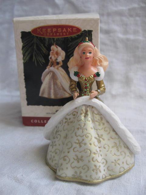 Hallmark 1994 Holiday Barbie #2 2nd In Series Christmas Tree Ornaments