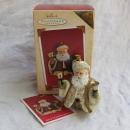 Hallmark 2004 Jolly Old Kris Kringle Repaint Santa Bell Ornament