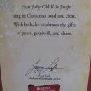 Hallmark 2004 Jolly Old Kris Kringle Repaint Santa Bell Ornament