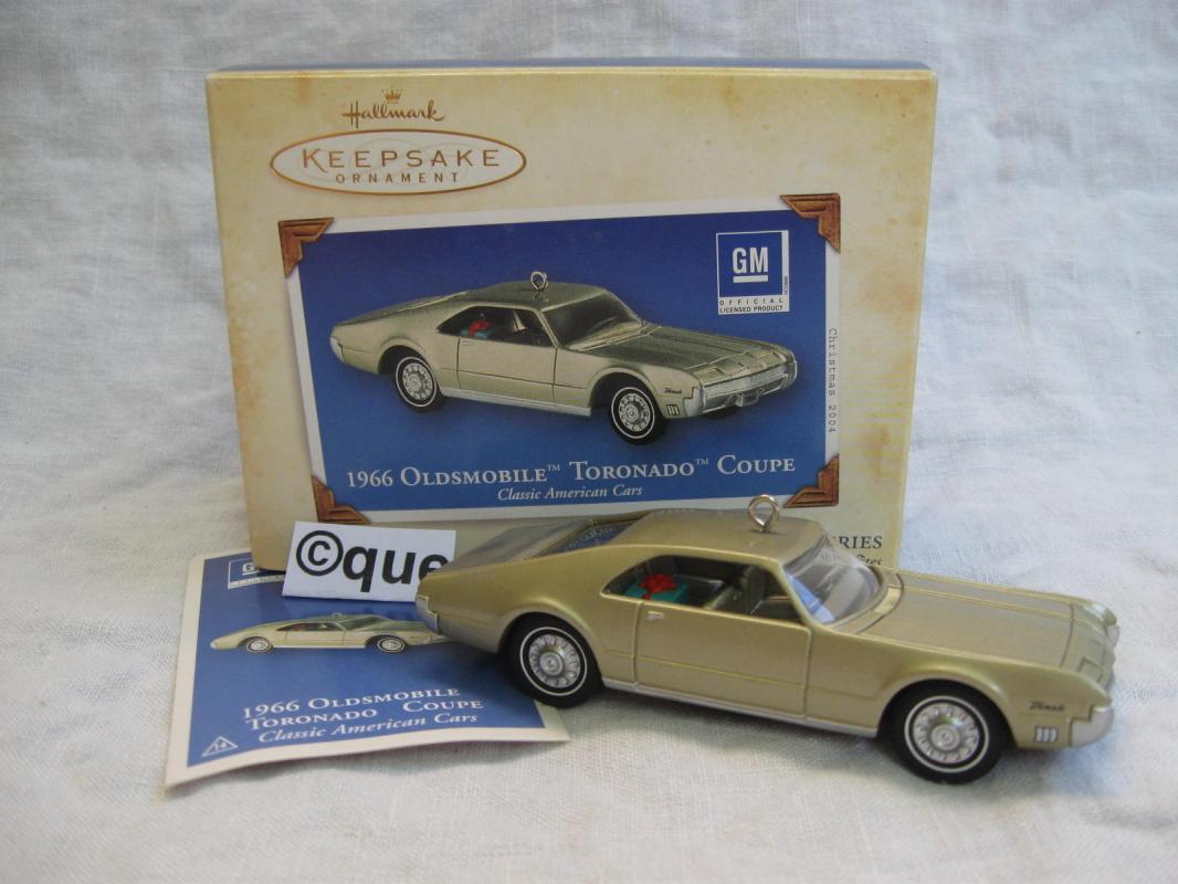Hallmark 2004 1966 Oldsmobile Toronado Coupe 14th #14 In Classic American Cars Series Christmas Tree Ornament