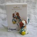 Hallmark 2010 Puppy Love King Charles Spaniel #20 In Series Christmas Tree Ornament