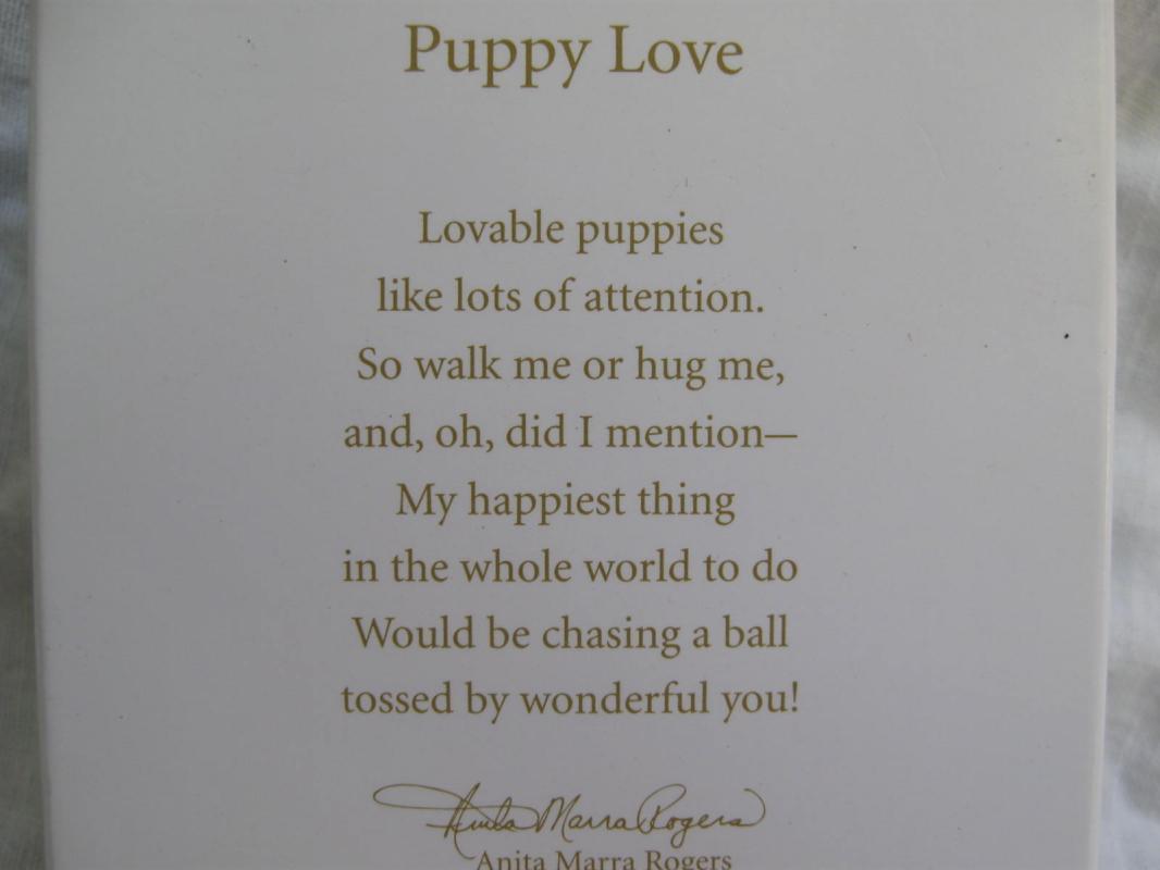 Hallmark 2010 Puppy Love King Charles Spaniel #20 In Series Christmas Tree Ornament