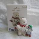 Hallmark 2010 Snowflakes With Style! Snowball & Tuxedo Christmas Tree Ornament