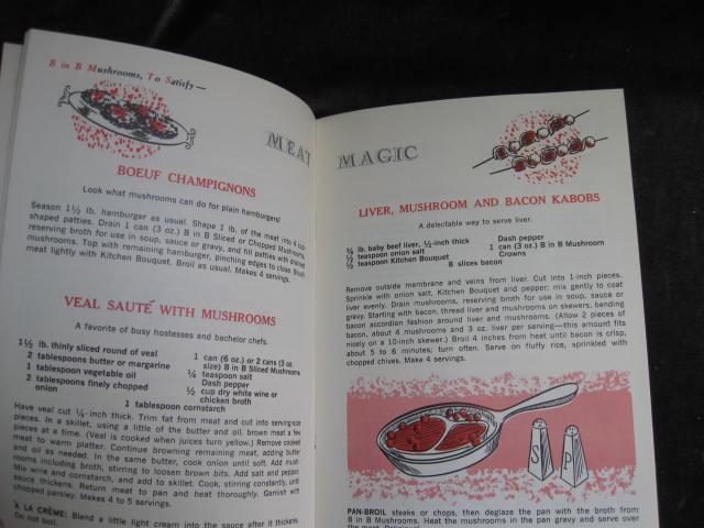 Recipe Magic With B In B Broiled In Butter Mushrooms Recipe Book Cook Book Cookbook Pamphlet
