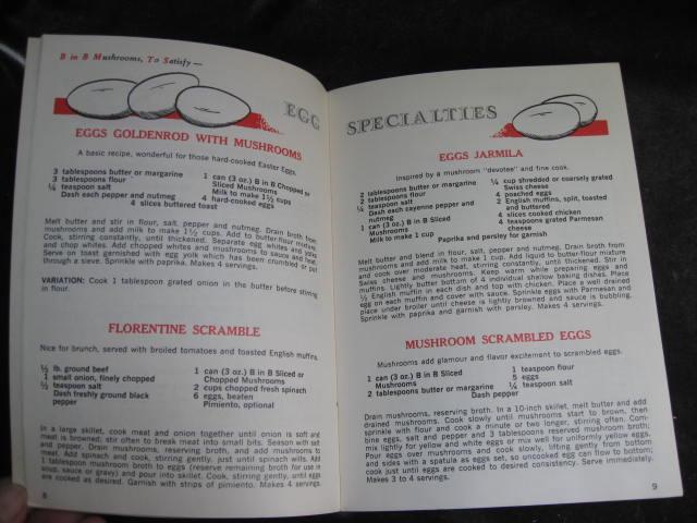 Recipe Magic With B In B Broiled In Butter Mushrooms Recipe Book Cook Book Cookbook Pamphlet