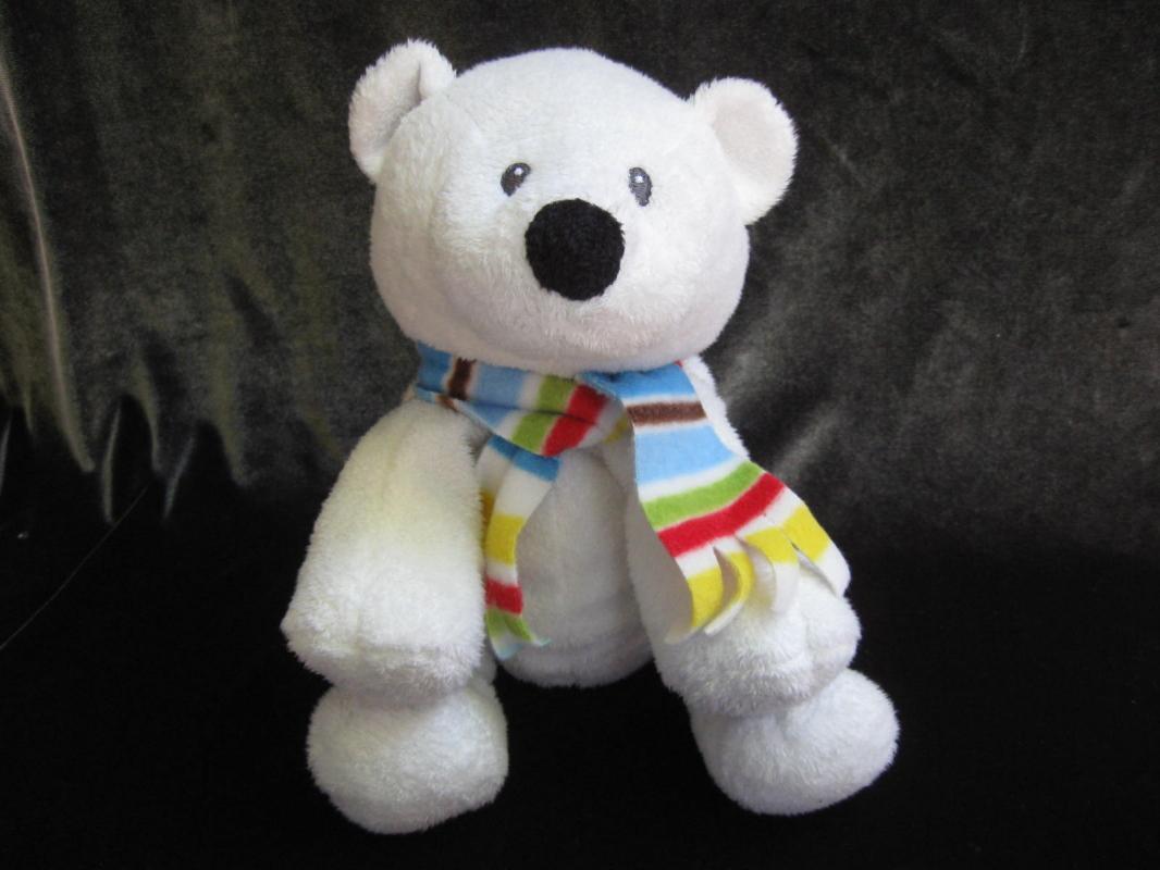 Ty Pluffie Alps White Artic Polar Bear Cub Barnes & Noble Exclusieve Plush
