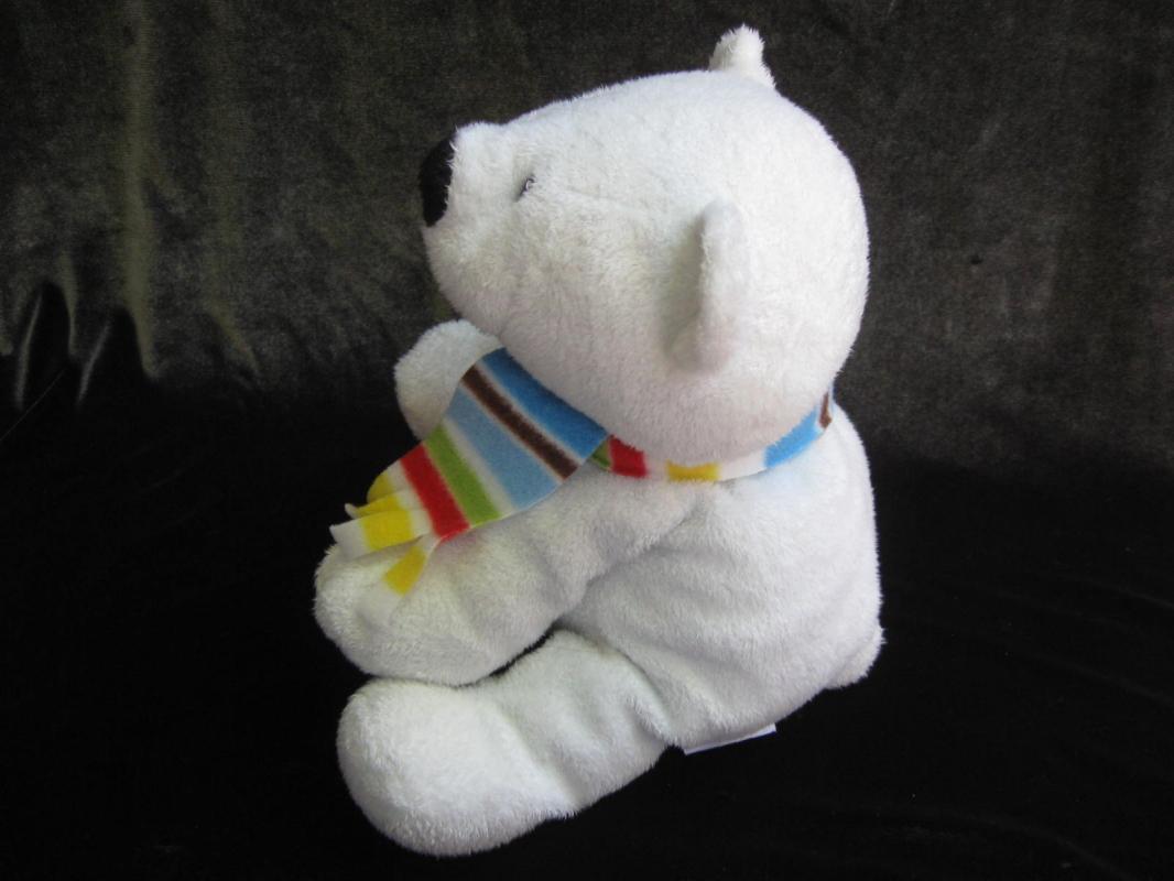 Ty Pluffie Alps White Artic Polar Bear Cub Barnes & Noble Exclusieve Plush
