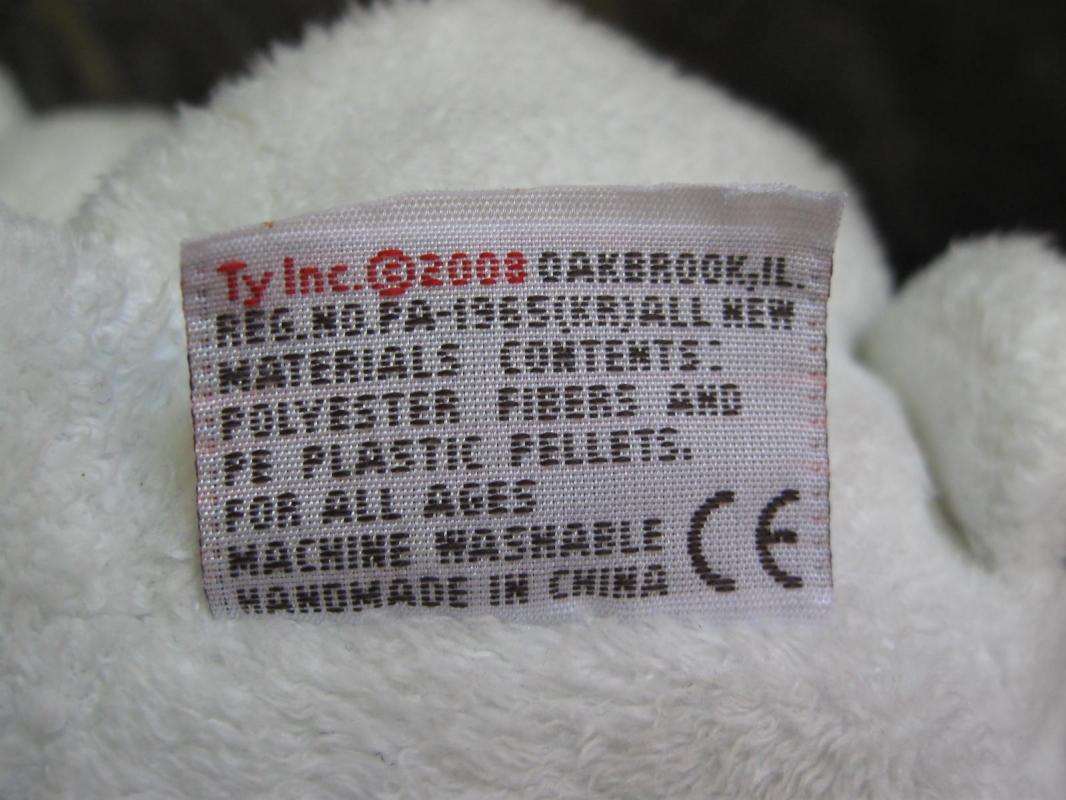 Ty Pluffie Alps White Artic Polar Bear Cub Barnes & Noble Exclusieve Plush