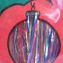 Vintage Metalized Multi Colored Christmas Tree Icicles Made In USA