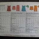 New Simplicity 4557 Toddlers' Dress or Top Pants & Hat Sewing Pattern Size A 1/2 - 4 Dated 2005