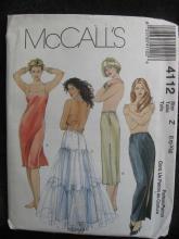 New McCall's Misses' Slip, Half Slip & Petticoat Sewing Pattern Size L - XL Dated 2003