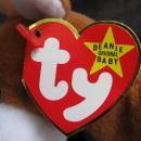 Ty Bessie The Brown & White Cow Retired Beanie Baby