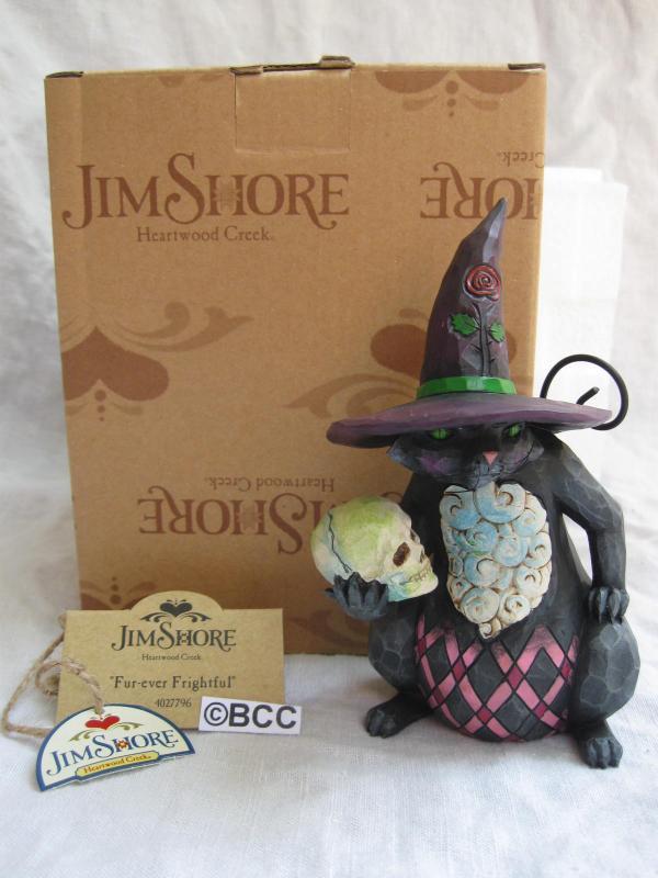 Jim Shore Fur-Ever Frightful Halloween Black Cat Figurine