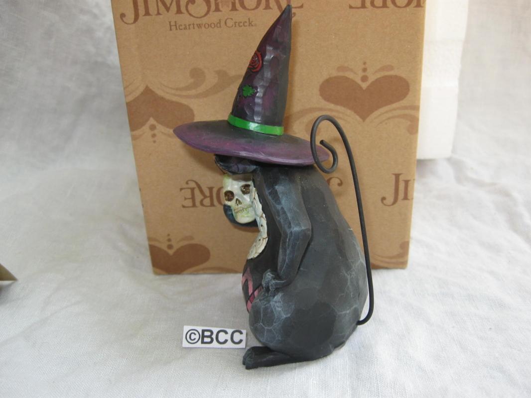 Jim Shore Fur-Ever Frightful Halloween Black Cat Figurine