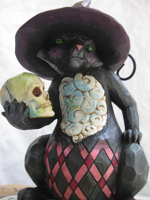 Jim Shore Fur-Ever Frightful Halloween Black Cat Figurine