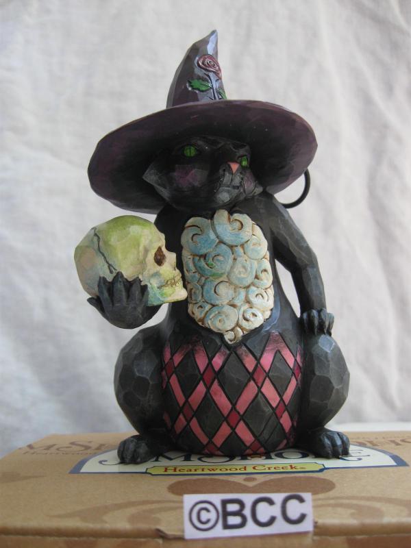 Jim Shore Fur-Ever Frightful Halloween Black Cat Figurine