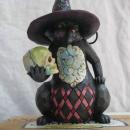 Jim Shore Fur-Ever Frightful Halloween Black Cat Figurine