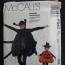 New Vintage McCall's P940 Boys Or Girls Spider or Jack O Lantern Halloween Costume Sewing Pattern Size 10 - 12 P 940