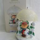 Hallmark 2008 Christmas Hugs Charlie Brown & Snoopy Limited Quantity Club Exclusive Christmas Tree Ornament