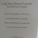 Hallmark 2008 Cold Day Warm Friends Snowball & Tuxedo 8th In Series Christmas Tree Ornament