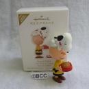 Hallmark 2008 SUPPERTIME Snoopy & Charlie Brown Special Limited Quantity Christmas Tree Ornament