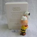 Hallmark 2008 SUPPERTIME Snoopy & Charlie Brown Special Limited Quantity Christmas Tree Ornament