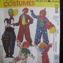 New McCall's 3306 Misses Mens Halloween Clown Costume Sewing Pattern Size Medium
