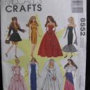 New Simplicity 8552 Barbie Doll Outfits Sewing Pattern
