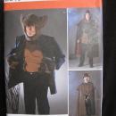 New Simplicity 2513 Wolfman Jykll Hyde Halloween Costume Sewing Pattern Men's XS, S M