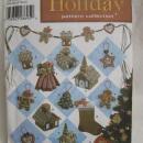 New Simplicity Holiday Crafts 4810 Christmas Cookie Ornaments Tree Skirt Cookie Swag Tree Topper & More Sewing Pattern