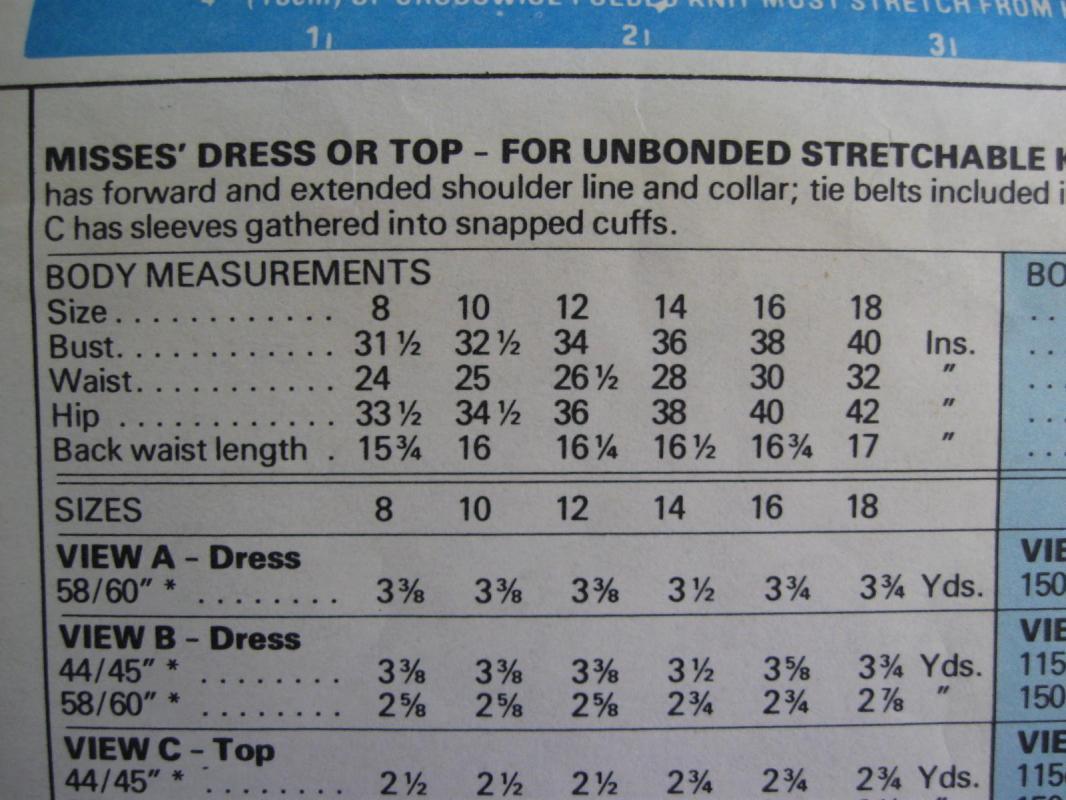New Vintage McCall's 5490 Misses' Dress or Top Sewing Pattern 1970's