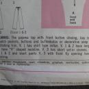 New Vintage Simplicity Men's Pajamas' Sewing Pattern Size Medium 1970's