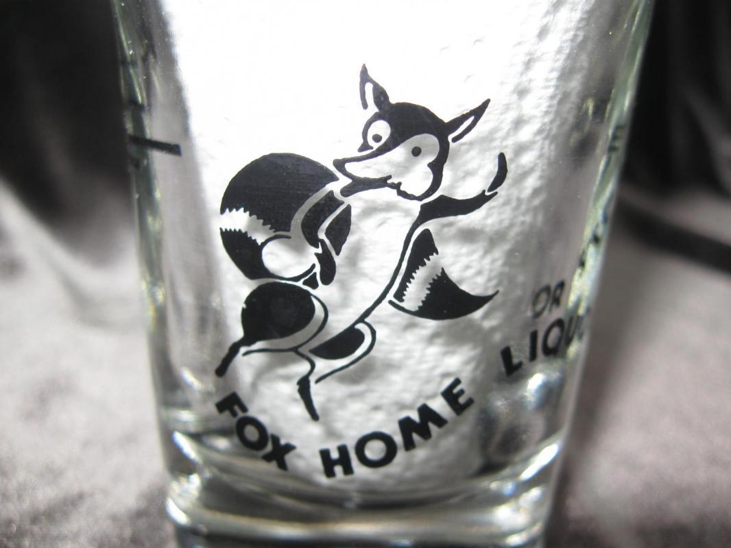 Vintage Shot Glass Foxhome Liquor Store Foxhome MN