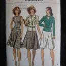 New Vogue 8907 Misses' Jacket & Dress Sewing Pattern Misses' Size 14 1970's