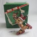 Hallmark 1983 Skating Rabbit Christmas Ornament