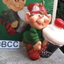 hallmark 1983 Thimble Elf Cupcake 6th In Series Christmas Ornament