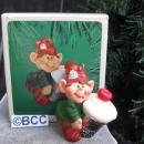 hallmark 1983 Thimble Elf Cupcake 6th In Series Christmas Ornament